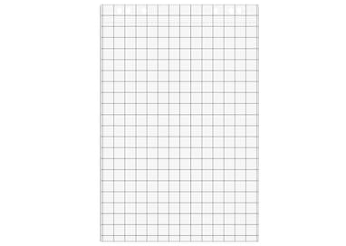 Passend für alle handelsüblichen Flipcharts. Kariert mit 2,5 cm-Raster.