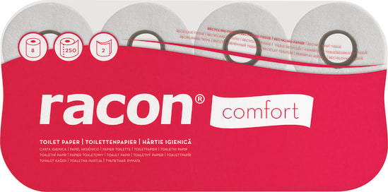 2-lagiges Toilettenpapier aus Recyclingmaterial, FSC zertifiziert