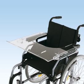 - Therapietisch: Platte aus Acrylglas, auch passend für andere Fabrikate mit Sitzbreiten von 38 bis 50 cm - Thermo-Schlupfsack: Schwarz, Oberstoff 100% Polyamid mit Polyurethanbeschichtung, Futter …