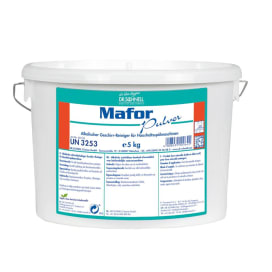 Alkalischer, aktivchlorhaltiger Geschirrreiniger für Haushaltsspülmaschinen.