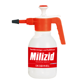 Drucksprüher Milizid rot 1,5 Liter, leer