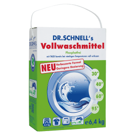Phosphatfreies Vollwaschmittel-Pulver mit Aktivsauerstoff