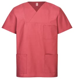 Kasack mit zwei Seitentaschen und einer Brusttasche - Ideal für den Arbeitsalltag.