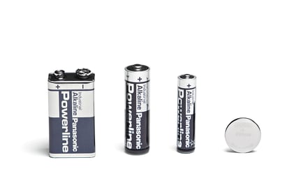 Panasonic Alkaline Batterien in gängigen Größen.