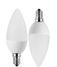 6 W (40 W), 470 lm, 2,700 K (Warmweiß), Energieeffizienzklasse G, 103 x 37 mm, dimmbar, 260 ° Abstrahlwinkel, E14, Kerzenform