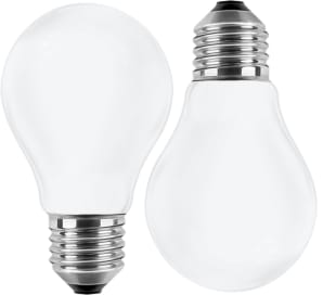 7 W (60 W), 810 lm, 2.700 K (Warmweiß), Energieeffizienzklasse E, 106 x 60 mm, nicht dimmbar, 300 ° Abstrahlwinkel, E27, Birnenform und opal