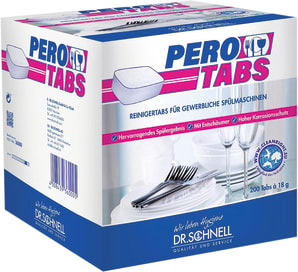 Chlor- und phosphatfreie Reinigungstabs