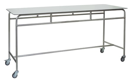 Mobiler Arbeitstisch mit robuster Vollkern-Arbeitsplatte - 150 x 85 x 65 cm