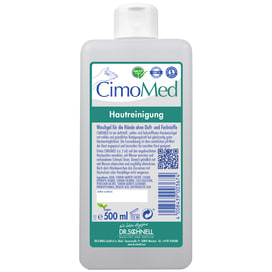 CIMOMED ist ein duftstoff-, seifen- und farbstofffreies Handwaschgel mit milder und gründlicher Reinigungskraft bei gleichzeitig guter Hautverträglichkeit.