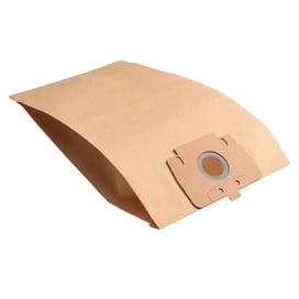 Staubsaugerbeutel aus Papier mit Gummiring und Motorschutzfilter