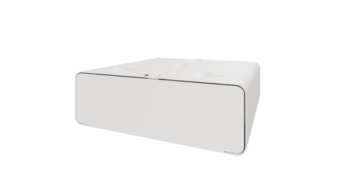 Schubkastenelement Metall gepulvert inkl. Vlieseinlage.