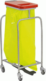 Vierendichter Wickelsack mit Knebelverschluss