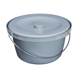 Toilettenrollstuhleimer mit Deckel