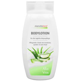 Aloe Vera Bodylotion für trockene, spröde und raue Haut