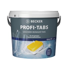 Professionelle 2-Phasen Geschirrspül-Tabs (160 St.) für alle gängigen Haushaltsmaschinen und halbgewerbliche Anlagen.