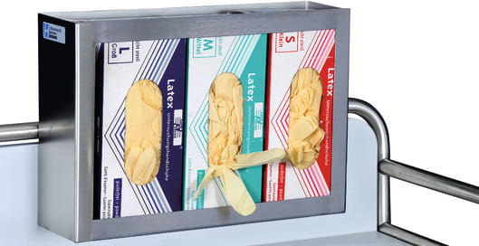 Handschuhspender für Hammerlit-Pflegewagen HSP R3S250-E