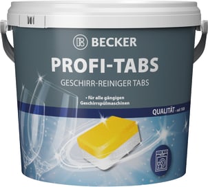 Professionelle 2-Phasen Geschirrspül-Tabs (160 St.) für alle gängigen Haushaltsmaschinen und halbgewerbliche Anlagen.
