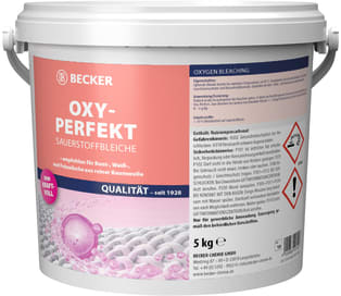Optimale Bleiche bereits bei niedrigen Temperaturen (ab 40° C).
