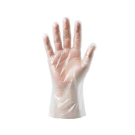 Einmal-Handschuh aus Polyethylen.