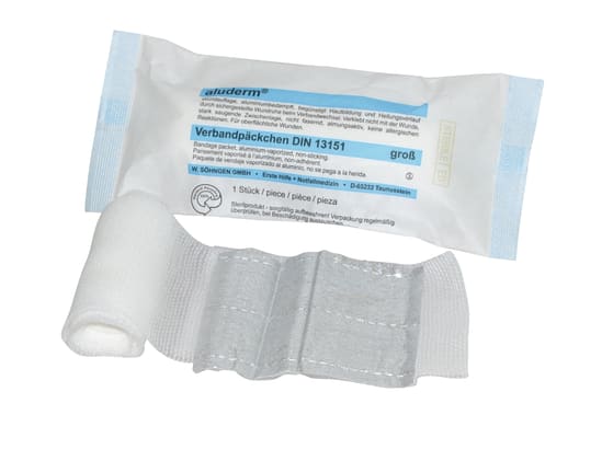 aluderm® Verbandpäckchen DIN Bild 1
