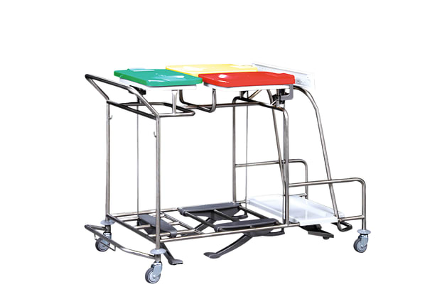 Koppelwäschesammler mit Clappy (3-fach) Bild 1