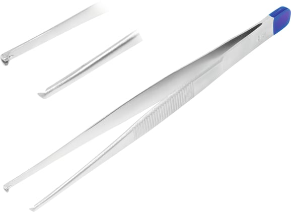 Einmal Pinzette, 14cm, Metall Bild 1