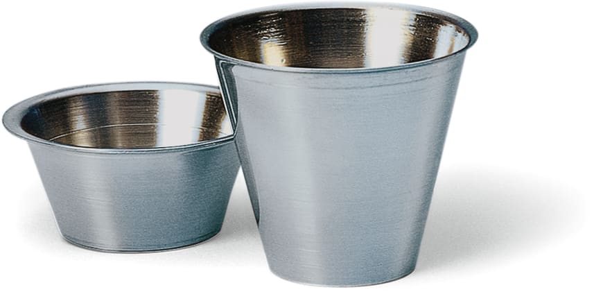 Tablettenschälchen und Messbecher Bild 1