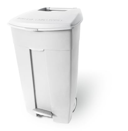 Mobiler Treteimer mit Rollen Bild 1