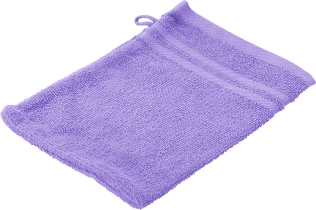 Waschhandschuh Frottee lila Bild 1