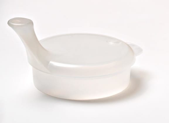 Trinkbecherdeckel lange Tülle, P+S Bild 1