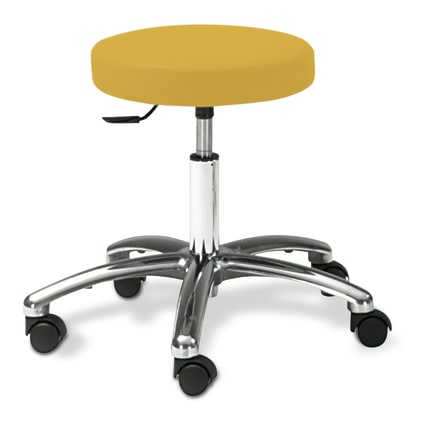 Höhenverstellbarer Drehhocker Bild 1