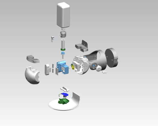 WiBUplus Kontaktlos Spender Qiu weiss/grau Bild 6