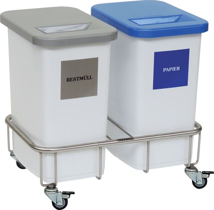 novocal Wertstoffsammler 2-fach, GSE25+KB51 Bild 1