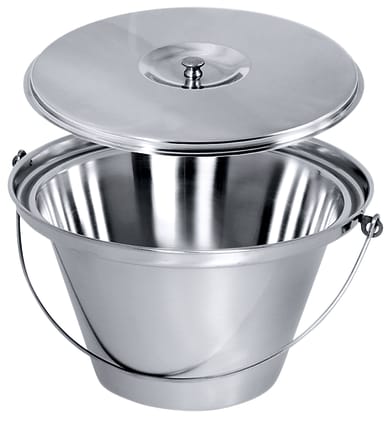 Toiletteneimer Edelstahl Bild 1