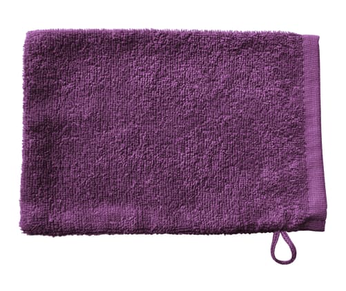 Waschhandschuh Frottee bordeaux Bild 1
