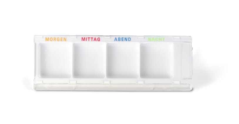 Melipul Mehrweg Tagesdispenser, weiß Bild 1