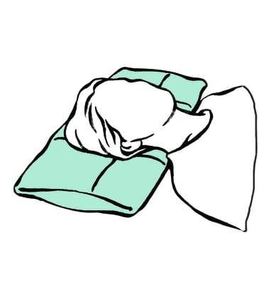 Rhombo-Fill Bezug für Nackenstütze Bild 2