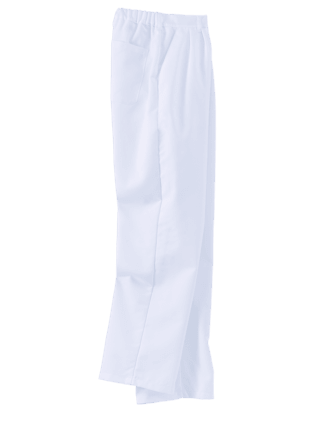 Diese Hose mit Gummizug im Rücken und Gürtelschlaufen sorgt für bequemen Sitz. Sie hat drei Taschen und einen verdeckten Reißverschluss Bild 2