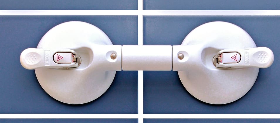 Mobile Handgriffe mit Saugnäpfen Bild 1