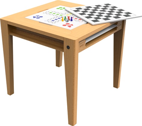 Spieletisch 80 x 80 cm Bild 1