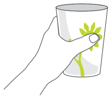 Trinkbecher mit Antirutsch-Blume, 10 Stück Bild 3