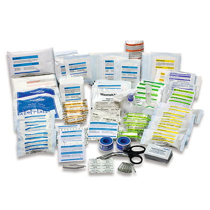 Füllungen für Betriebsverbandkästen nach DIN 13169 Bild 1