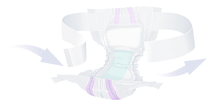 Seni Optima Plus Vorlage mit Hüftbund Bild 1