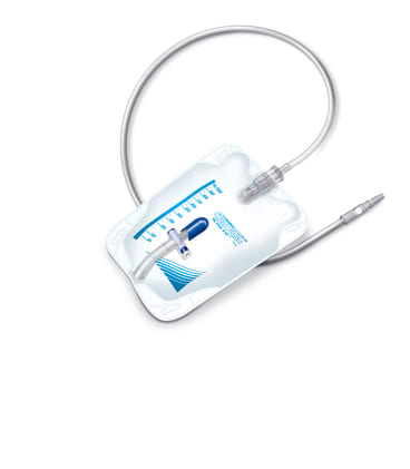 Urinbeinbeutel steril, 3 Stück, 60 cm Schlauch Bild 1