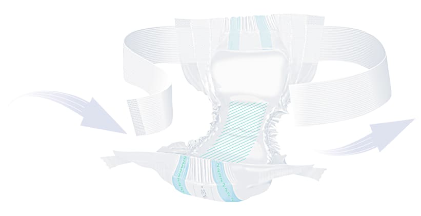 Seni Optima Super Vorlage mit Hüftbund Bild 1