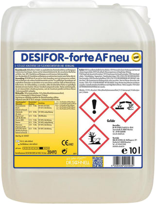 Desifor forte AF neu Flächendesinfektion, 10 L Bild 1