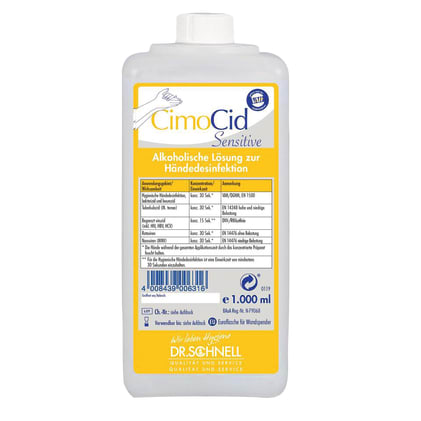 Cimocid sensitive Händedesinfektion Bild 1