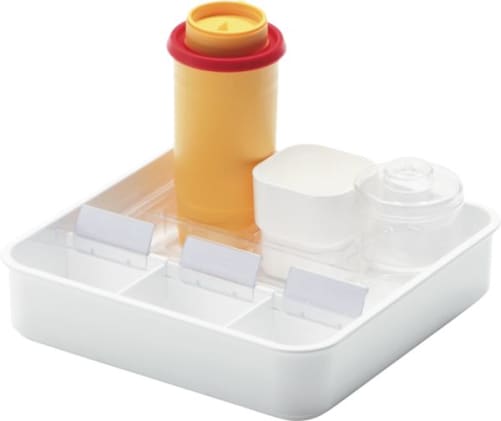 Melijekt Insulin- und Bechertablett E-43 ✓ Blutzucker, Insulintablett ► Gleich hier direkt im WiBU-Shop online bestellen! Bild 1