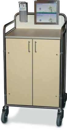 Hammerlit Etagenwagen mit koppelbarem Wäschesammler (Sonderfarbe) Bild 1