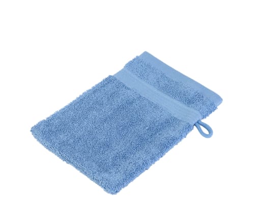 Waschhandschuh mit hoher Saugfähigkeit aus 100% Baumwolle. In dieser Serie sind Gäste-, Hand-, Bade- und Duschtuch sowie Seiflappen erhältlich. Bild 1